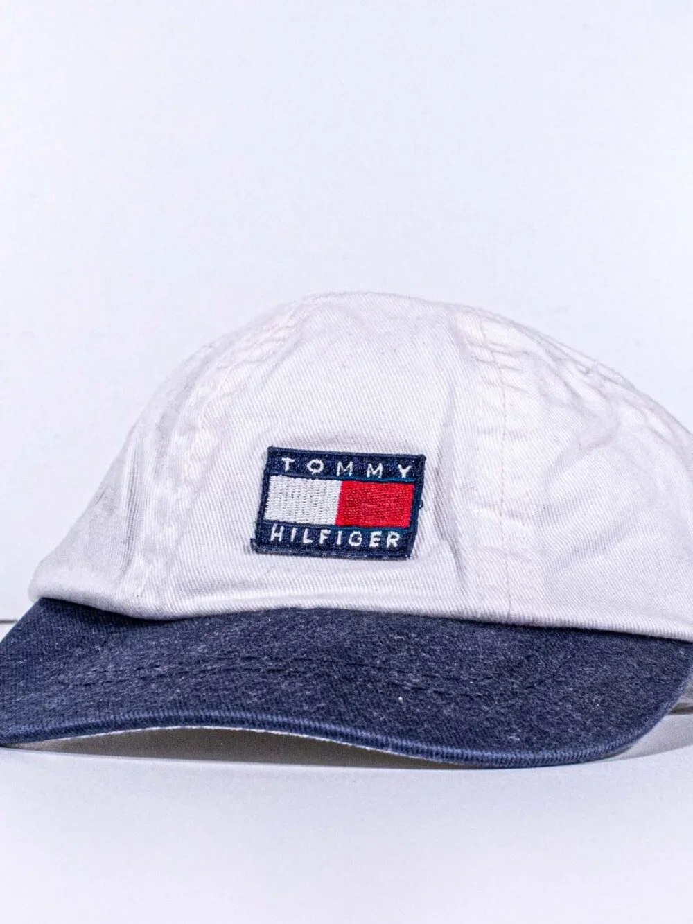 Vintage 90s Tommy Hilfiger Flag Hat Toddler Kids Cap Size S M Retro Hip Hop